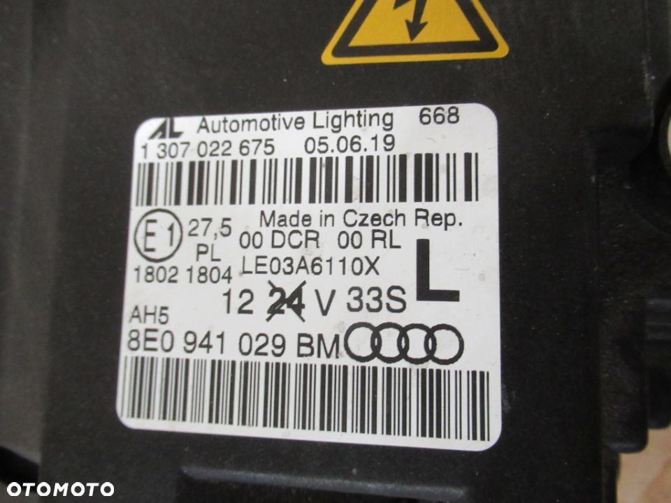 LAMPA PRZEDNIA PRZÓD LEWA AUDI A4 B7 XENON 2006-2008 - 16