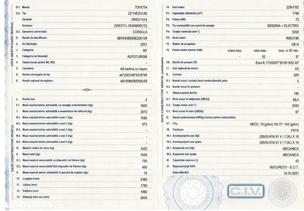 Toyota Corolla 1.8 HSD Dynamic - 15