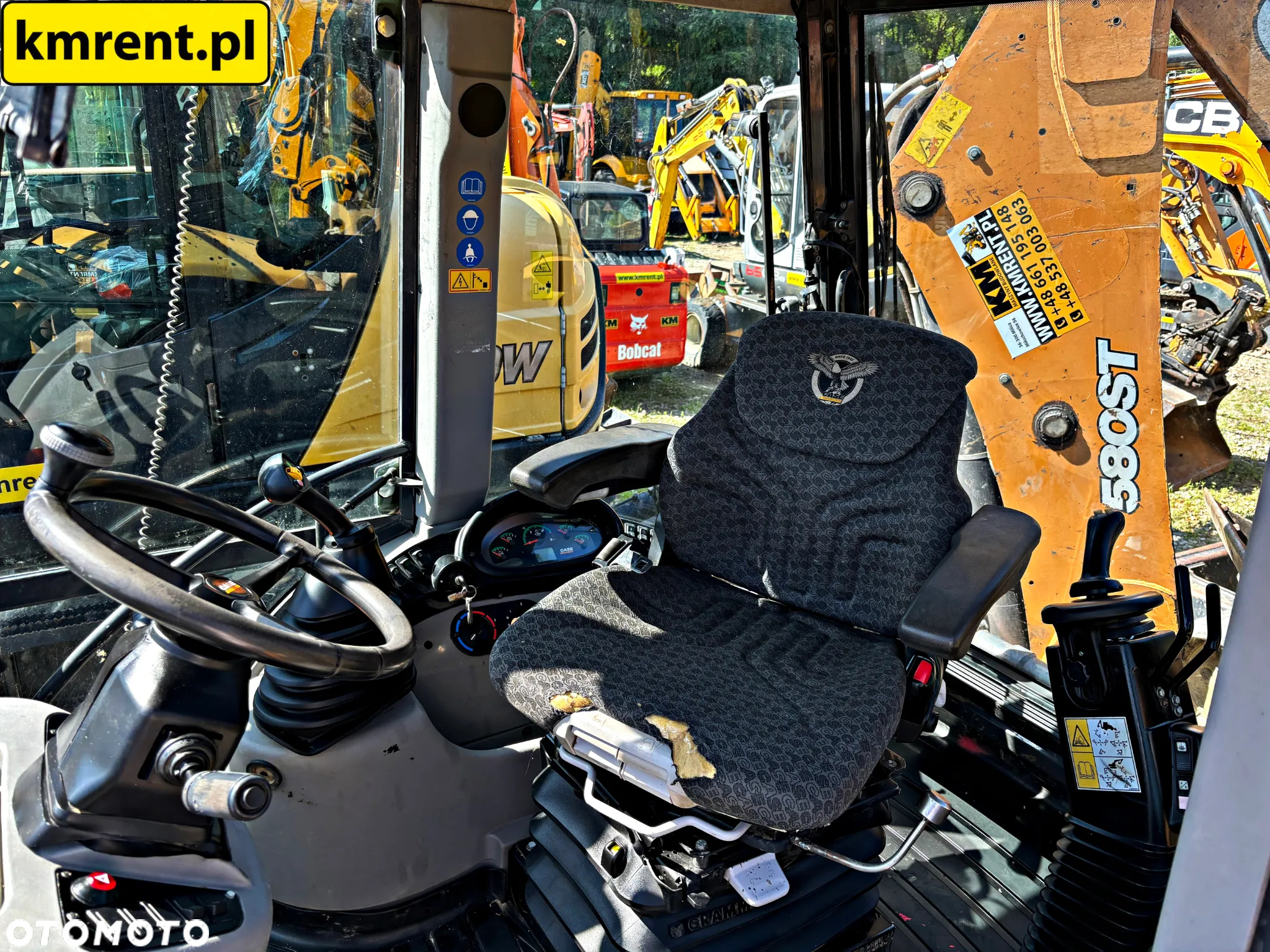 Case 580 ST KOPARKO-ŁADOWARKA 2018R. | JCB 3CX CASE 590 CAT 428 NEW HOLLAND 110 - 13