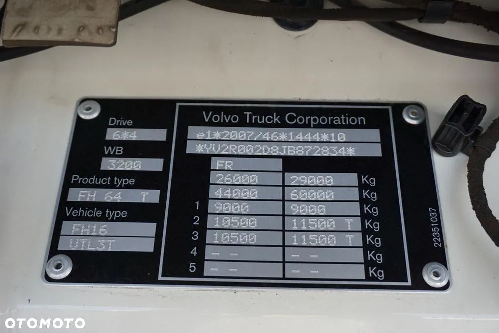 Volvo FH 16 / 650 / EURO 6 / ACC / 6 X 4 / RETARDER / HYDRAULIKA - 11