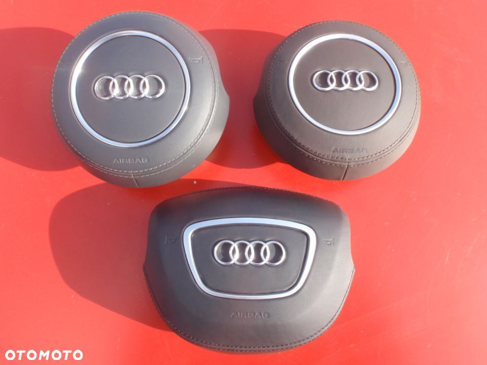 AUDI A8 4H D4 szara nić DESKA KONSOLA KOKPIT PULPIT PÓŁKA PARAPET ECOSKÓRA KURTYNA AIRBAG naprawa !! - 6