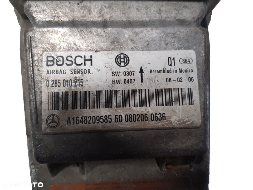 MODUŁ SENSOR CZYJNIK AIRBAG MERCEDES A1648209585 - 3