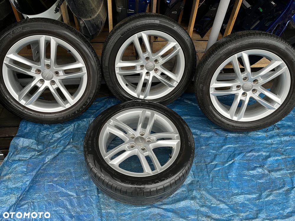 KOMPLET FELG FELGI 5X112 18 7,0JX17 ET 43 8U0601025 AA AUDI Q3 235 50 18 ALUFELGI - 2