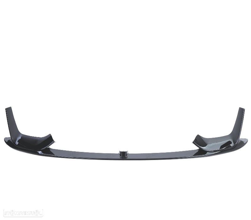 SPOILER LIP FRONTAL BMW F80 M3 F82 F83 M4 14- PRETO BRILHANTE - 3