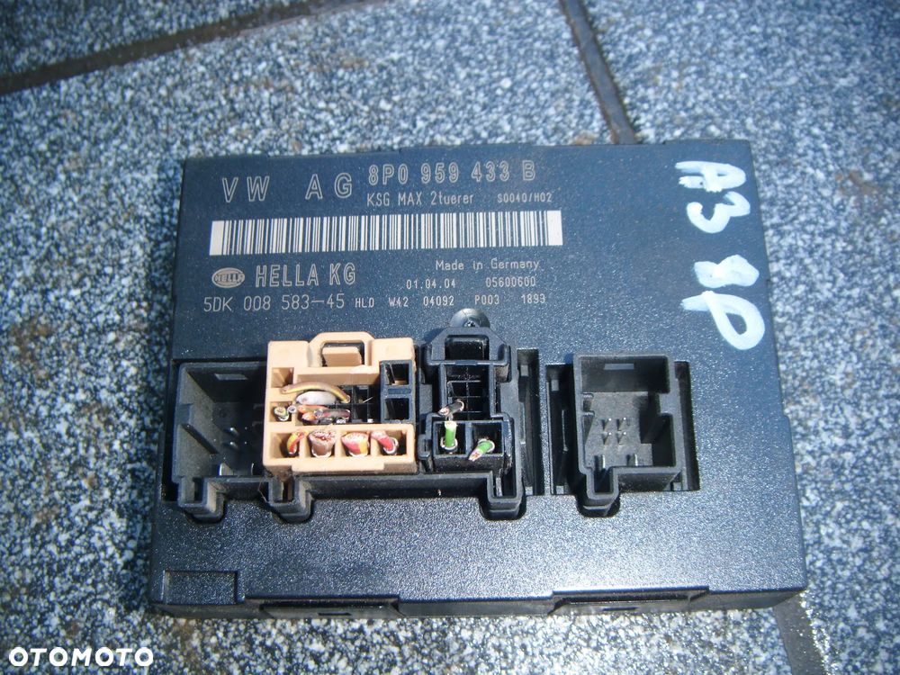 audi a3 8p moduł komfortu 8p0959433b - 1