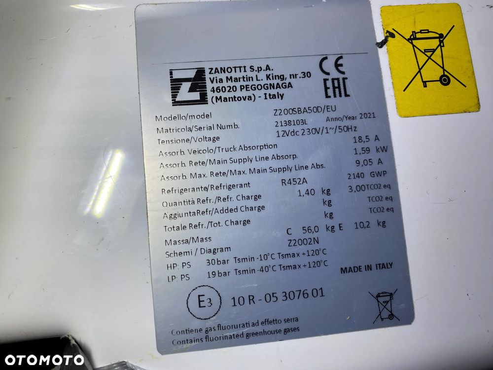Renault Master Chłodnia Mroźnia 220V. Agregat Zanotti Salon Polska - 11