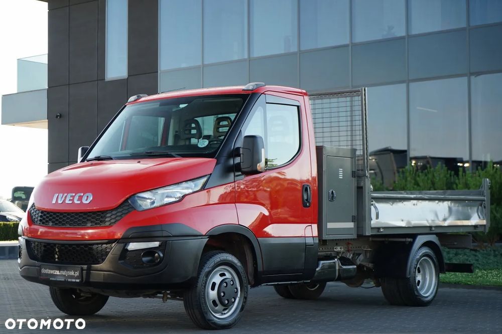Iveco DAILY 35-130 / WYWROTKA TYLNOZSYPOWA / BLIŹNIAK / MANUAL / SKÓRA / EURO 6 - 15