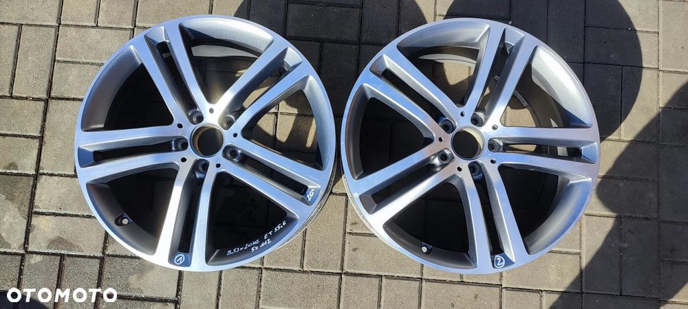 FELGI ALU STOPNIOWANE 5X112 2x8.5J x20 CALI ET 55.6 fi 66.6 2x8.5J x 20 CALI ET42 MERCEDES ML GL GLS KOMPLET 4 SZTUKI - 2