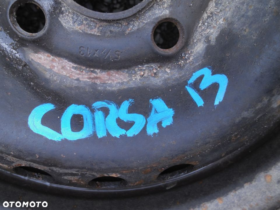 OPEL CORSA B KOŁO DOJAZDOWE R13 4x100 ZAPASOWE DOJAZDÓWKA 13" - 4