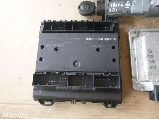 ZESTAW STARTOWY KOMPUTER STACYJKA IMMOBILIZER LICZNIK SEAT IBIZA III CORDOBA II 1.9 SDI 038906012EM - 11