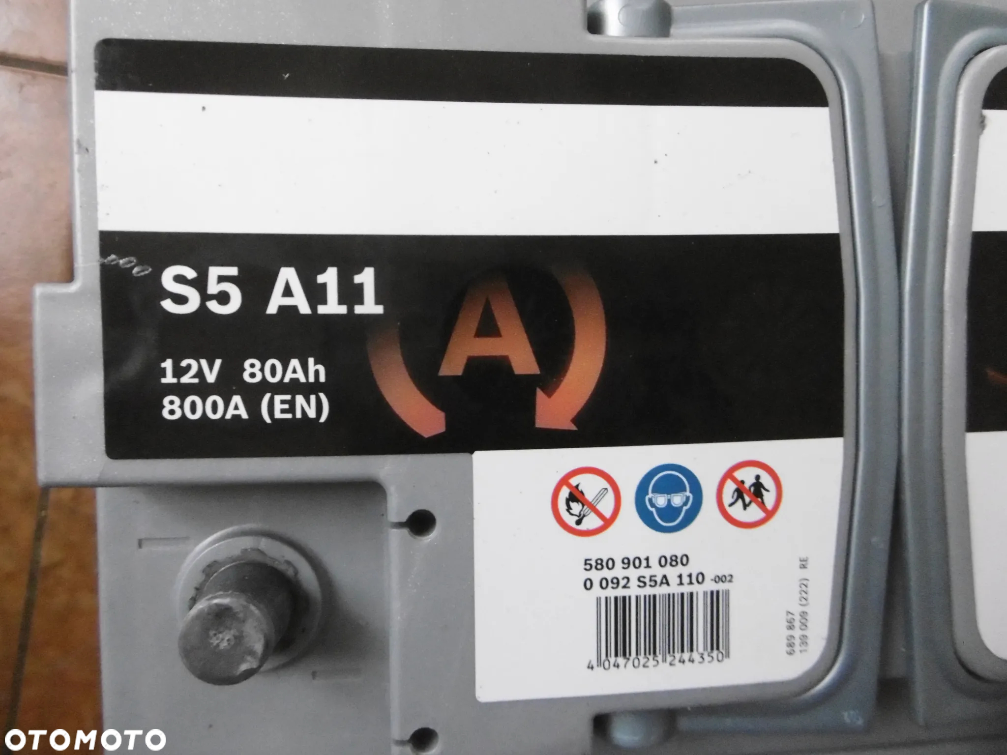 AKUMULATOR BOSCH AGM START STOP 80Ah 12v 800A S5 A11 - 2