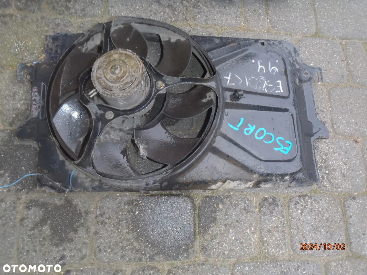 wentylator chłodnicy silniczek ramka ford eskort puma fiesta mondeo focus fokus mk3  oryginał posiadam wszystkie części - 5