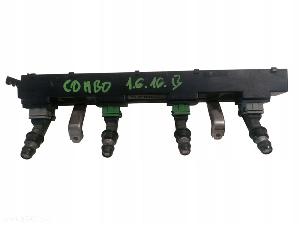 listwa wtryskowa wtryski opel combo c 1.6 16v 03-11 listwa wtryskowa - 1