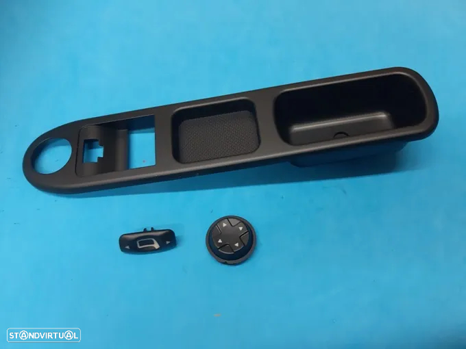 Espelho moldura botão tecla comando vidros Peugeot 207 / Citroen C3 NOVO - 4