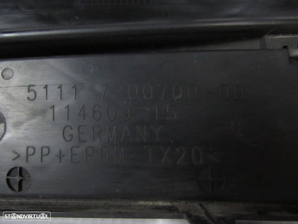 Grelha do Parachoques Direito/Frente/Inferior Seminovo/ Original BMW 5 (F10)/BMW... - 3
