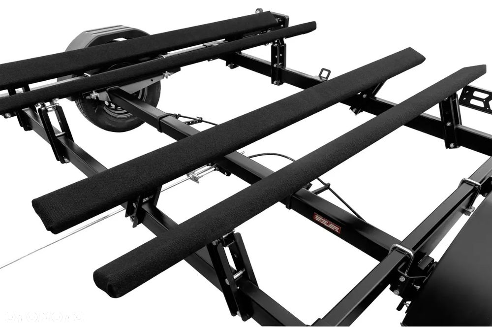 Lorries Przyczepa na dwa skutery wodne JET PP13-6025 odchylane światła LED czarna - 6