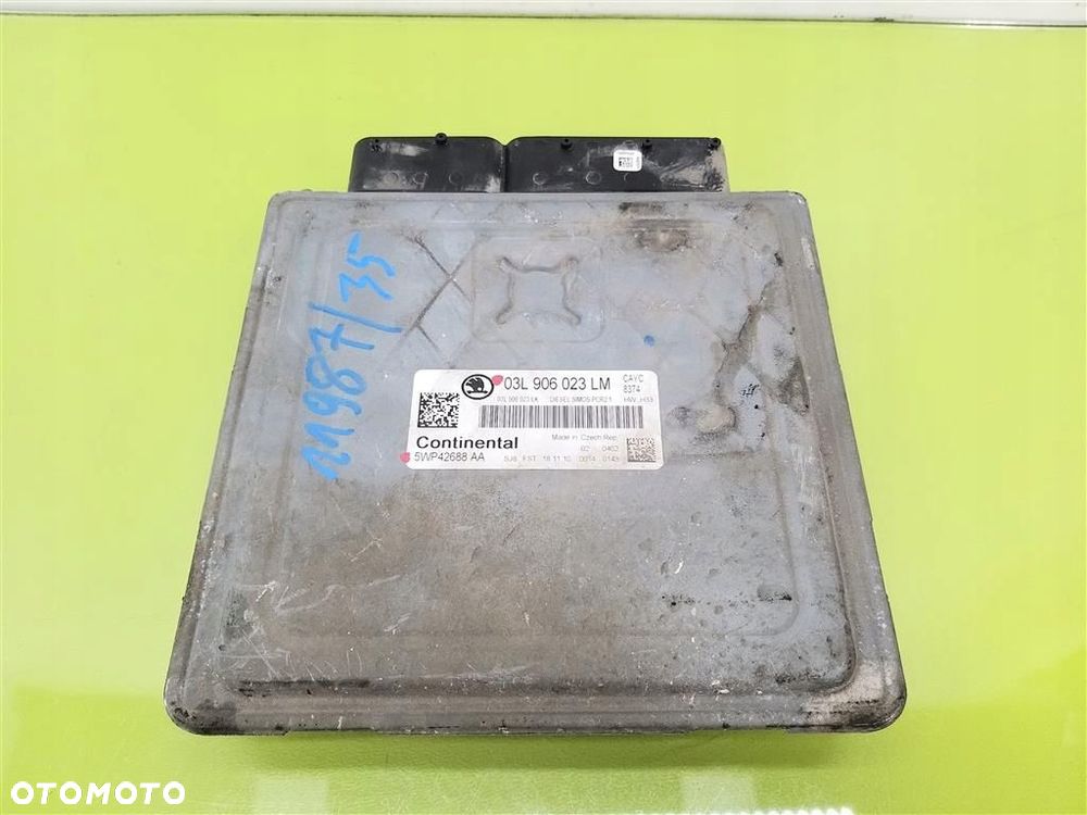 Komputer sterownik silnika Skoda Roomster 1.6TDI 105KM 2006-2015 03L906023L - 2