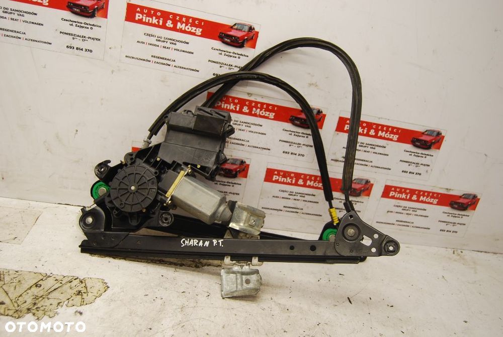MECHANIZM SZYBY PRAWY TYŁ SEAT ALHAMBRA LIFT 7M3959812 VW SHARAN MK I LIFT 7M0959812A - 4