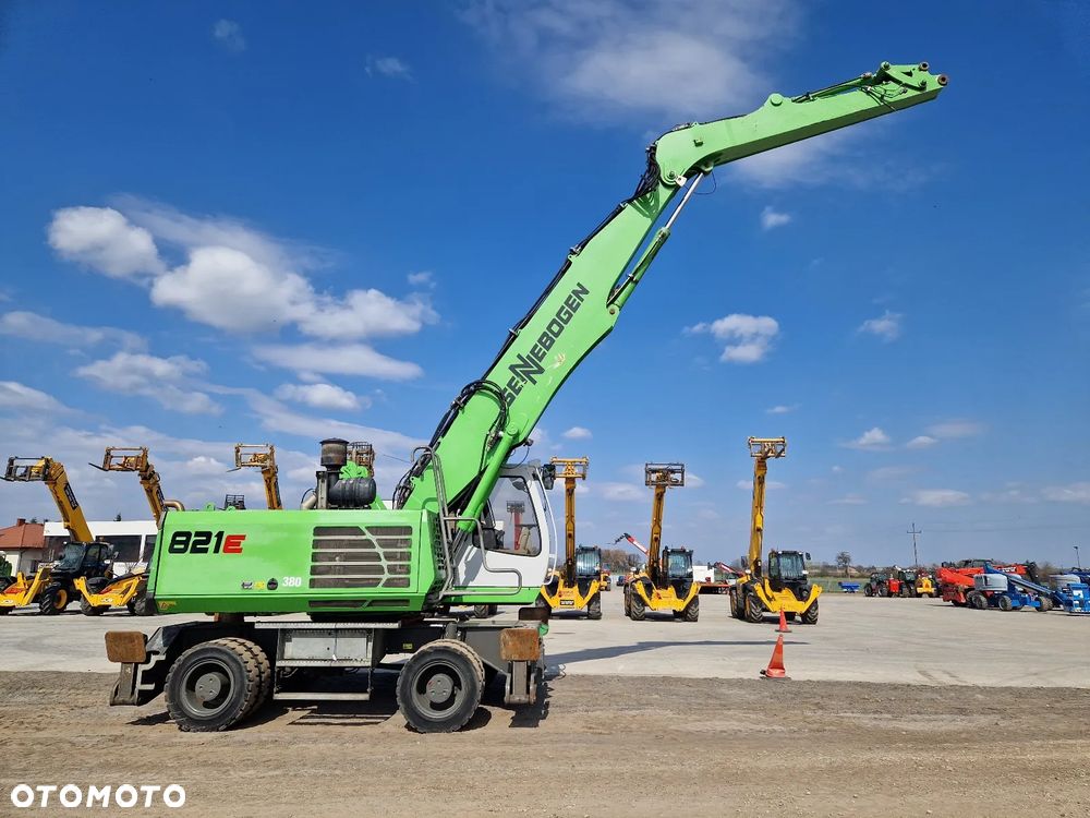 Sennebogen 821E jak FUCHS CAT M500 - 1