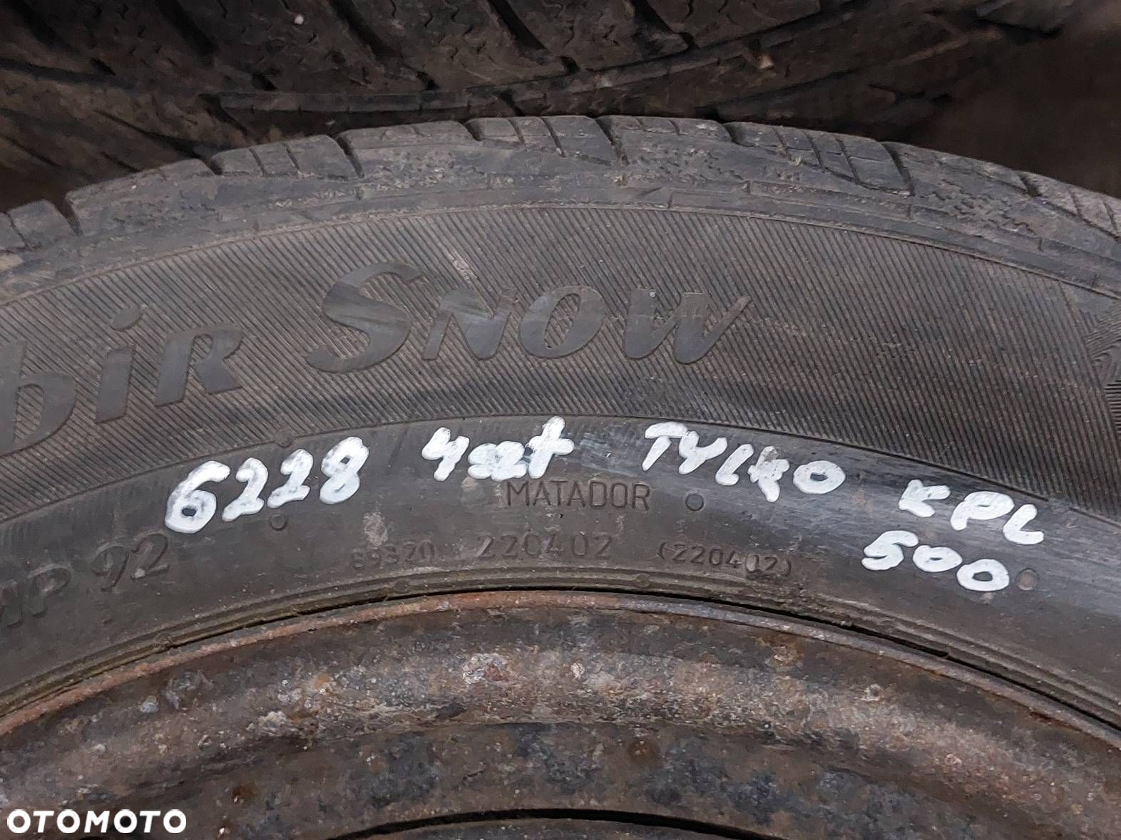 KOŁA KOMPLET FELGI OPONY ZIMOWE 4x100 6Jx15 FI54,1 195/60R15 TOYOTA - 2