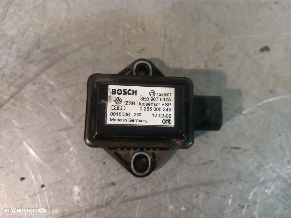 MODULO ESP /  SENSOR DE ACELERAÇÃO / ESTABILIDADE AUDI A4 B7 8E0907637C 8E0907637A - 2
