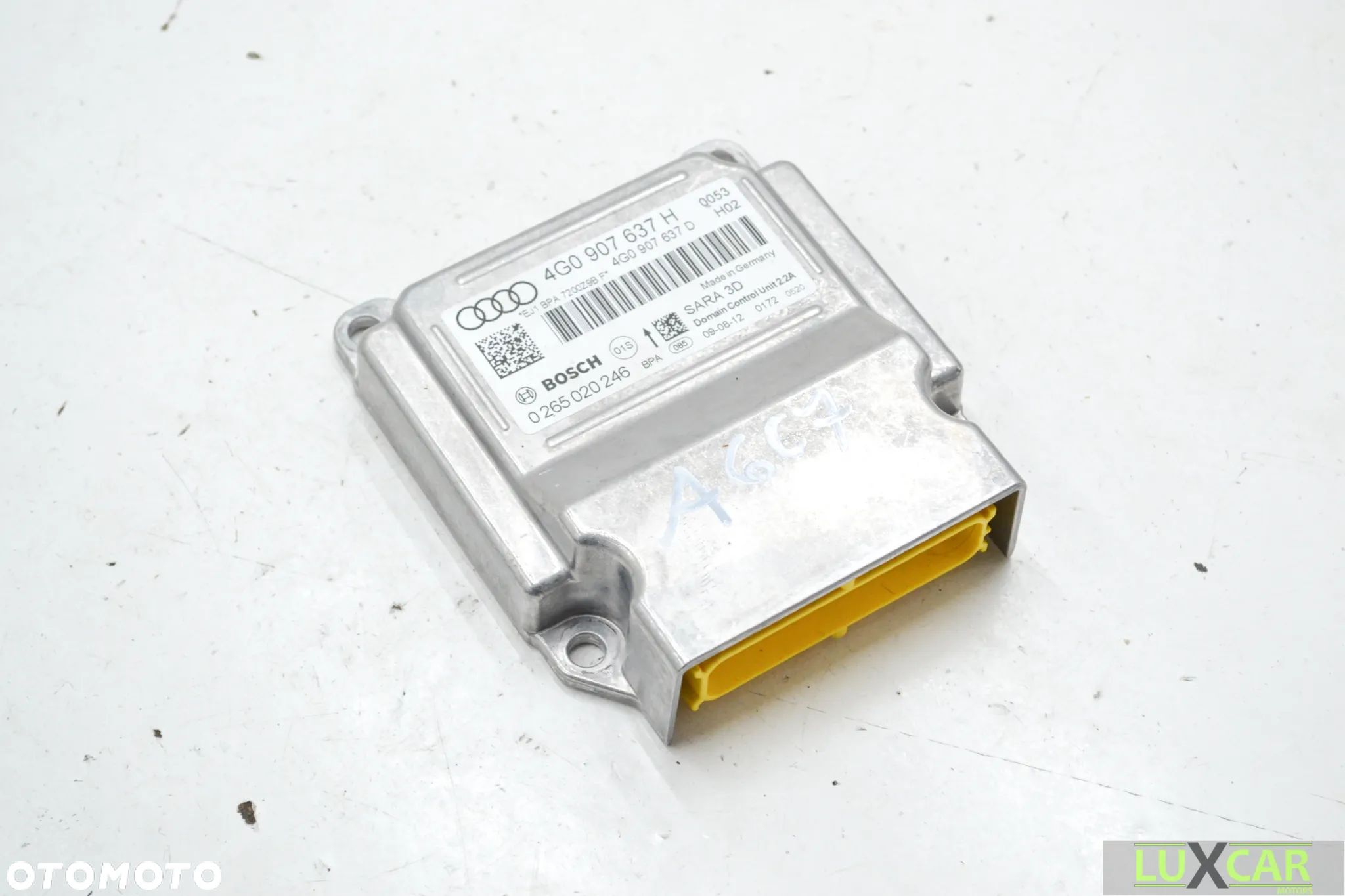 AUDI A6 C7 STEROWNIK MODUŁ PRZYŚPIESZENIA SENSOR ESP 4G0907637H - 1