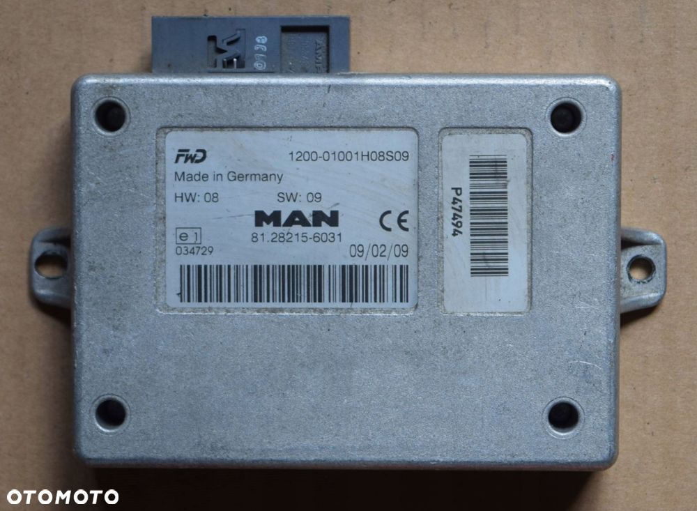 STEROWNIK TELEFONU MAN TGX TGS 81.28215 - 6031 - 2