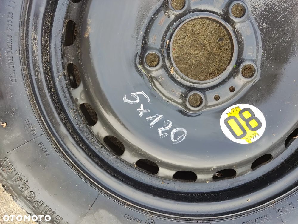 Koło dojazdowe zapasowe BMW E46 125/90R15 5x120 - 2