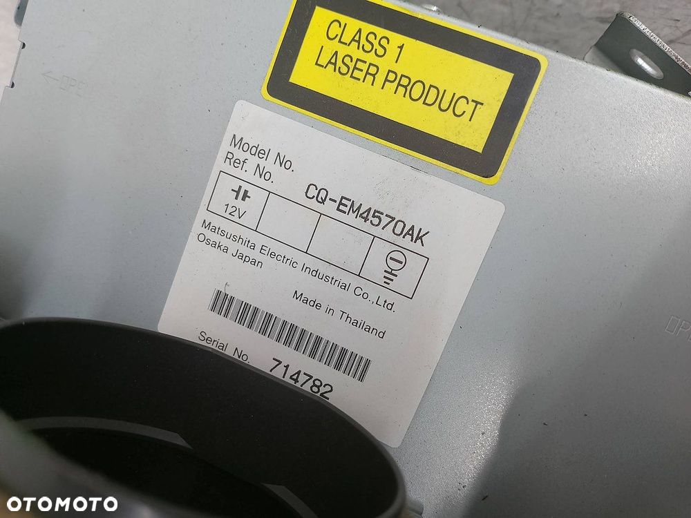 RADIO CD MAZDA 6 ( 02-08 ) CQ-EM4570AK   CQ-EM45701A 2.0 - 11