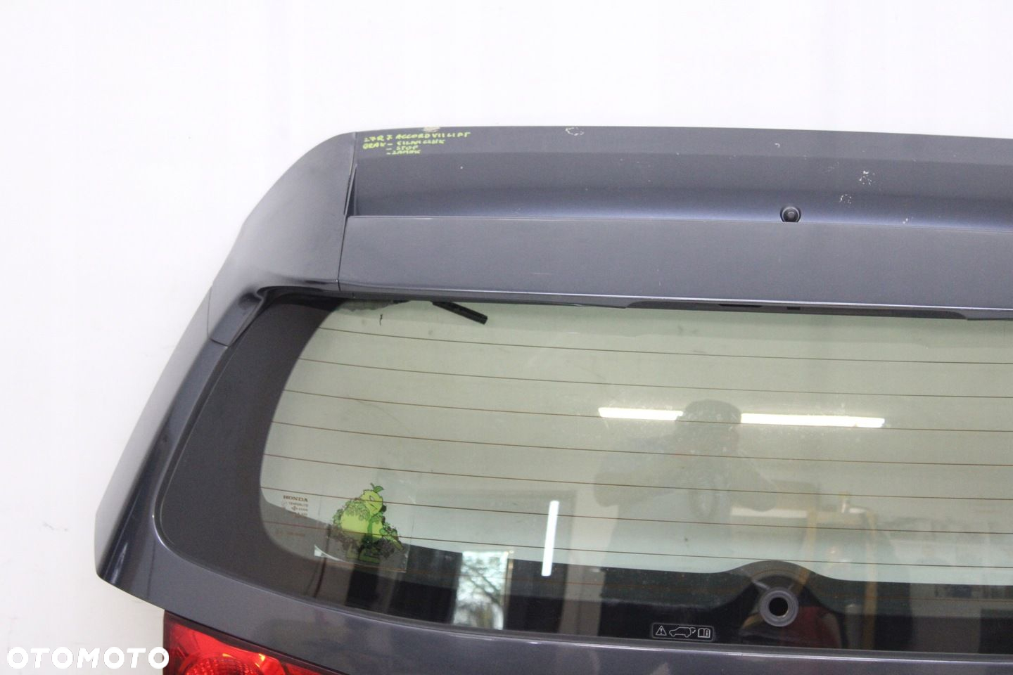 HONDA ACCORD VII KOMBI TYPE S SPORT 02R- KLAPA POKRYWA BAGAŻNIKA TYŁ NH658P - 3