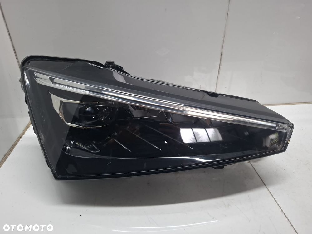 LAMPA PRZEDNIA PRZÓD PRAWA SKODA SCALA FULL LED 657941016a IDEALNA - 2