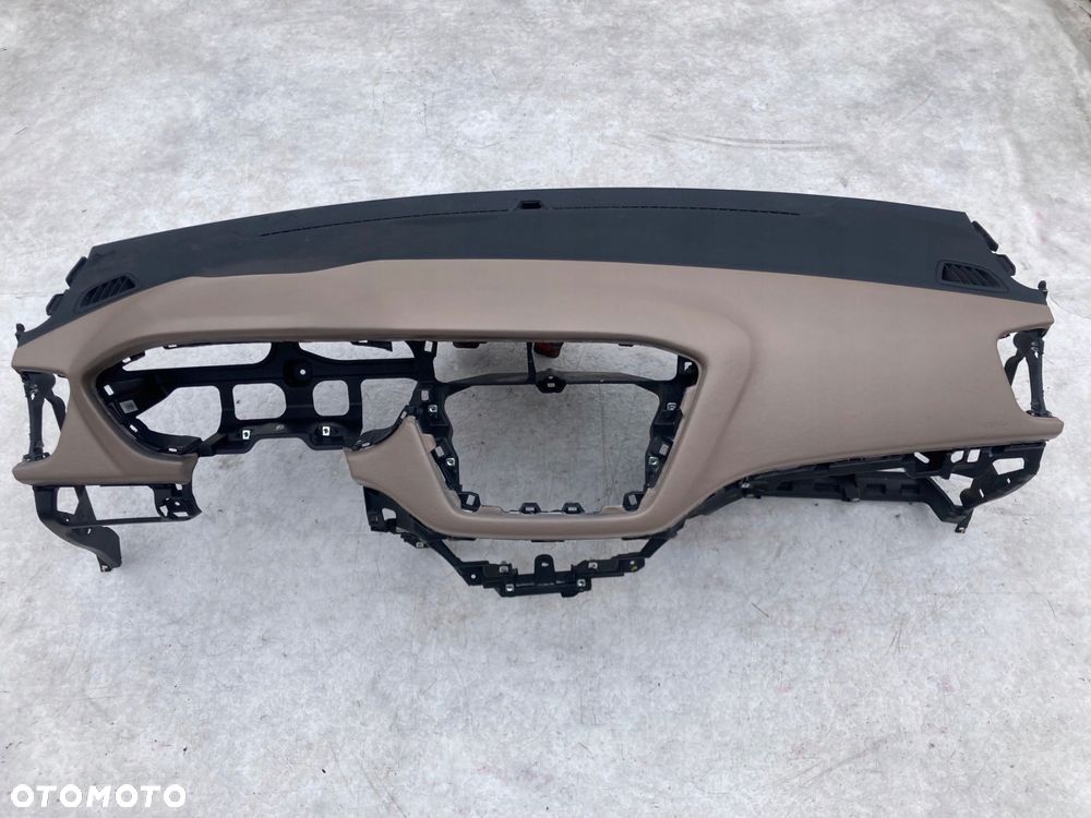 hyundai i20 ii kremowa deska kokpit konsola poduszki pasy - 4