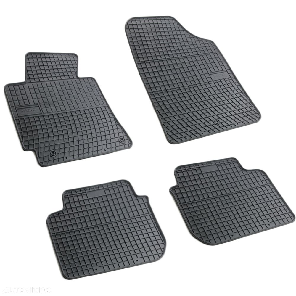 Set covorase auto din cauciuc Hyundai Elantra 5 2010-2016, presuri BestAutoVest, negre, 4 buc. - 1