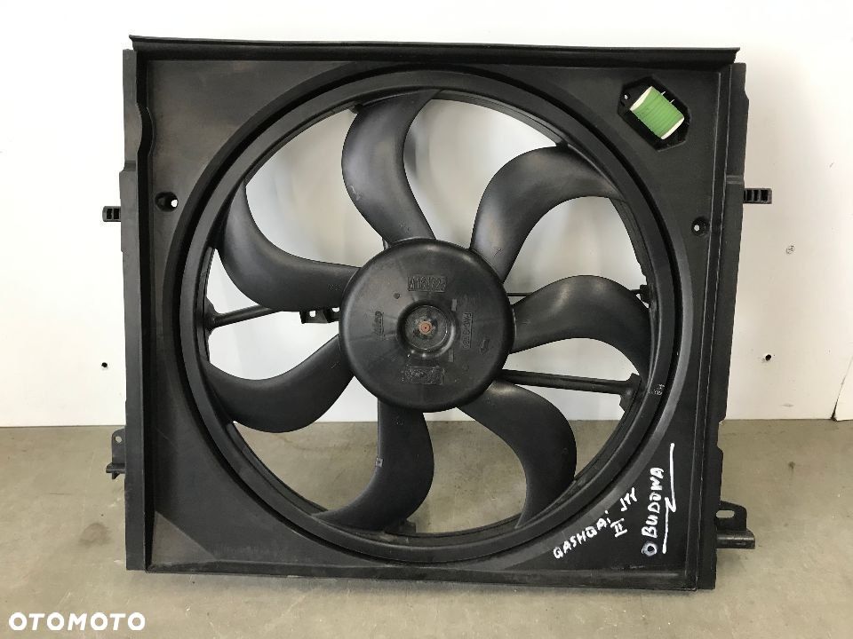 Wentylator chłodnicy Nissan Qashqai J11 X-trail T32 13-21r. 1.5 dCi 1.6 dCi DIG-T obudowa 214814be0a - 1