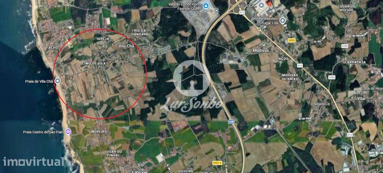 Terreno para construção de Moradia com 2.200m² em Vila Chã, Vila do... - Grande imagem: 4/10