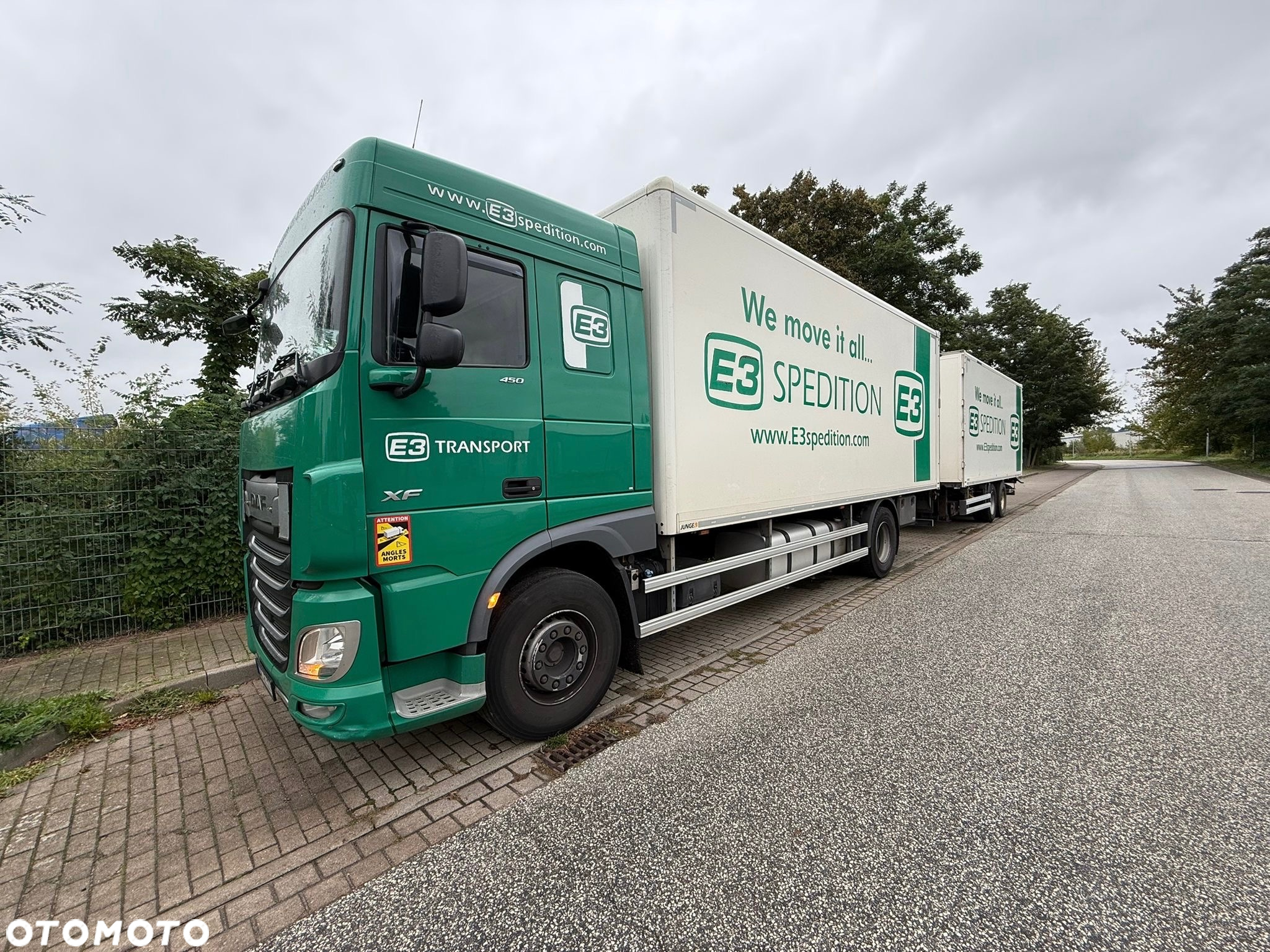 DAF XF ZESTAW TANDEM 2021 ORYGINALNY PRZEBIEG z Niemiec / PRZEJAZDOWY Z WINDĄ / - 8