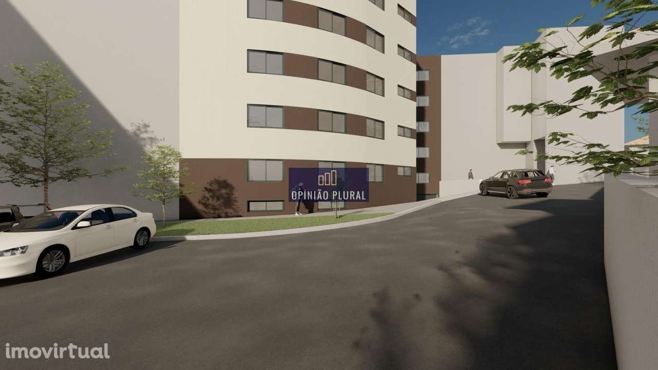 Elegante Apartamento T2 Moderno Novo à Venda em Vilar do Paraíso - Grande imagem: 2/16