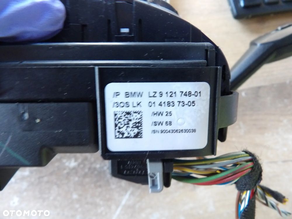 BMW - E87,E81,E91 - MANETKA - PRZEŁĄCZNIK KĄTA SKRĘTU - TAŚMA - 9121748 - 2