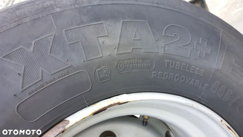 Oś BPW Naczepa Przyczepa  Mega Resor Pół resor Felga 19.5 Opony 245/45r19.5 - 20