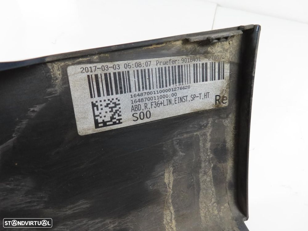 Embaladeira Plástico Direito Usado / Original BMW 4 Gran Coupe (F36) 51777374614... - 3