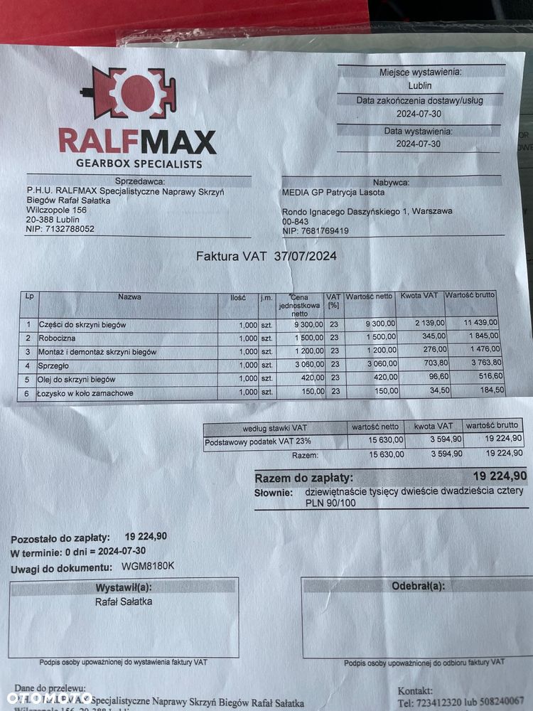 Mercedes-Benz Actros mega, gen.rem. skrzynia, sprzęgło (cesja leasing) - 12