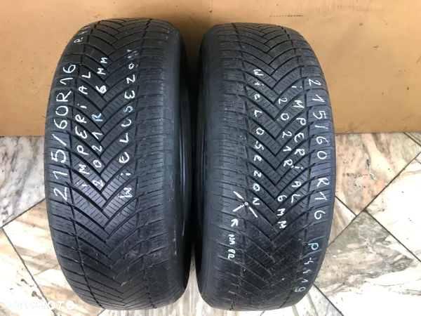 Opony Całoroczne 215/60 R16 99V 6 MM 2021R Imperial All Season Driver- 2 Szt - Gwarancja Wysyłka Montaż