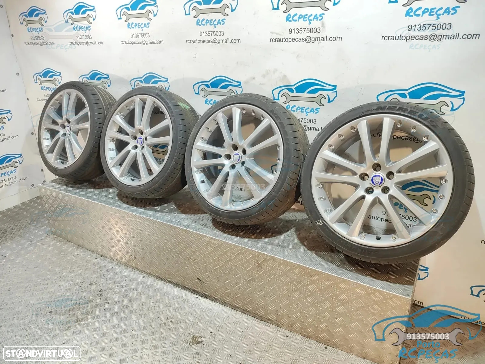 Jantes 20" Jaguar XF - X250 - ORIGINAIS - 8,5J | ET49 | 5x108 - 20 Polegadas | 6W83-1007-EC | 255/35/20 | 255-35-20 - 7