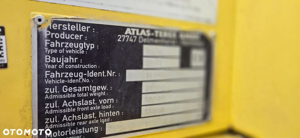 Atlas <<Koparka Atlas 1605, tylko 5000Mtg, 2007 rok, z Niemiec! pełny serwis!>>>> - 16