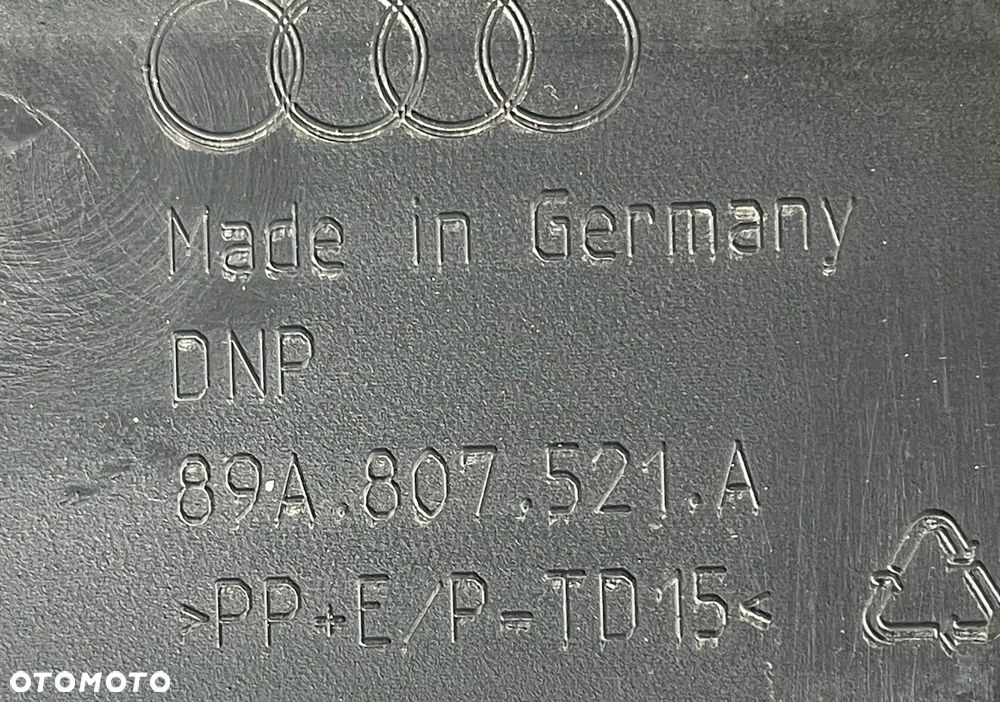 AUDI Q4 E-TRON 2021- SPOILER DYFUZOR DOKŁADKA ZDERZAKA TYŁ 89A807521A - 7