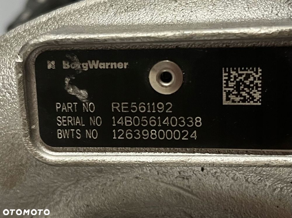 nowa turbosprężarka john deere harvester 24v re561192 12639800024 - 5