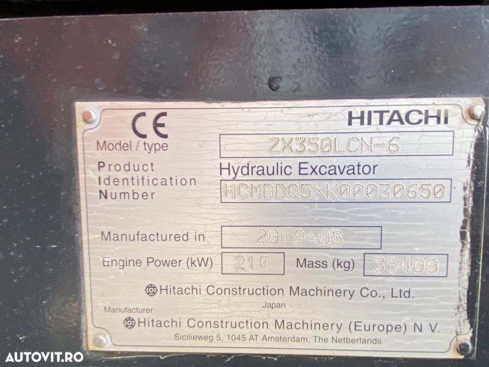 Hitachi ZX350 Excavator - 2