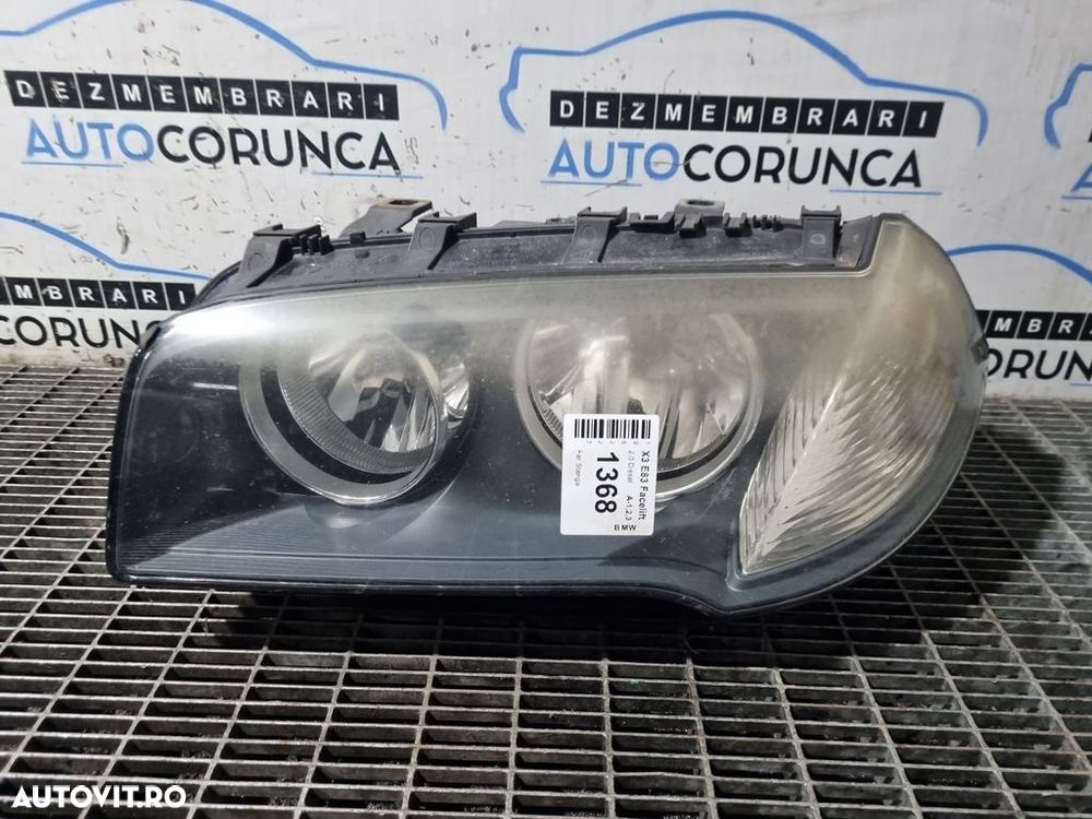 Far Stanga BMW X3 E83 Facelift 2006 - 2010 SUV 4 Usi (1368) Fara xenon - 1