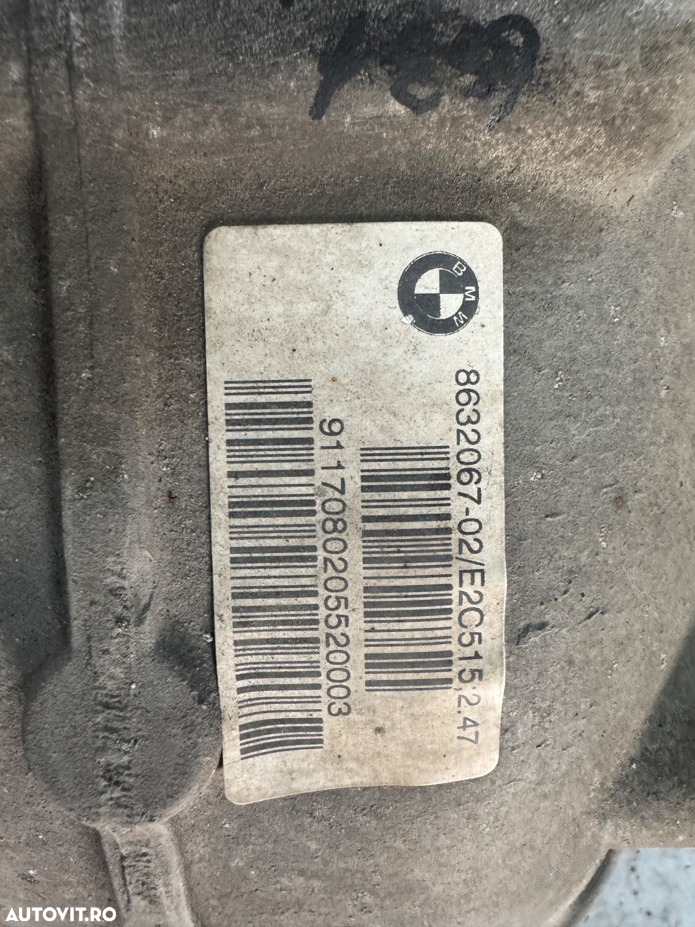 Grup diferential spate bmw g30 530d,530xd,540xd g31 530d,530xd raport 2.47 - 3