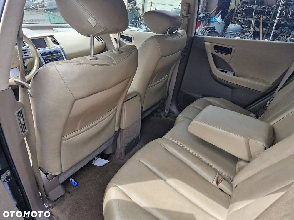 Nissan Murano Z50 maska zderzak drzwi szyby lusterko fotele skóra - 7